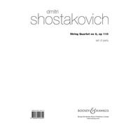 Streichquartett nr. 8 op. 110 musique d'ensemble-ensemble de partitions: op. 110. Streichquartett. Stimmensatz.