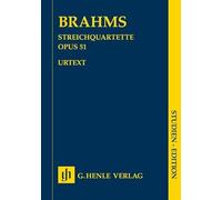Streichquartette op. 51 Nr. 1 c-moll · Nr. 2 a-moll. StudienEdition