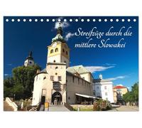 Streifzüge durch die mittlere Slowakei (Tischkalender 2026 DIN A5 quer), CALVENDO Monatskalender: Entdecken Sie die mittlere Slowakei.