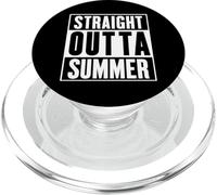 Streight Outta Estate Autunno Autunno Ritorno a scuola Primo giorno PopSockets PopGrip per MagSafe