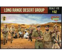 Strelets 1/72 (20mm) Seconda Guerra Mondiale Inglese Lungo Gamma Deserto Gruppo