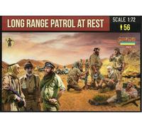 Strelets Kit Figurine 1/72 (20mm) LRDG WWII British Pattuglia in Riposo