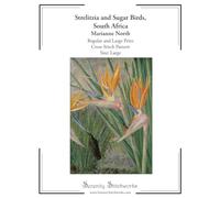 Strelitzia and Sugar Birds, South Africa Cross Stitch Pattern - Marianne North - Large Size Edition: Regular and Large Print Cross Stitch Pattern