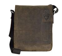 Strellson Borsa a tracolla Richmond pelle, marrone scuro, uomo, 20 x 23 x 6