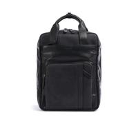 Strellson Brick Lane Zaino nero, pelle, uomo, 15L