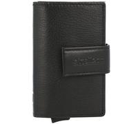 Strellson Carter c-two Custodia per carta di credito Protezione RFID Pelle 7 cm nero