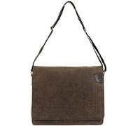 Strellson Richmond Messenger in pelle 39 cm Scomparto per laptop marrone