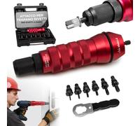 STREND PRO Adattatore Per Rivetti Filettati Per Trapani | Set Inserti Filettati M3-M10 | Attacco Esagonale 1/4" | Adatto Per Avvitatori A Batteria | In Valigetta Di Trasporto