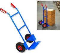 STREND PRO Carrello Porta Pacchi | Capacità di Carico 200 kg, Ruote in PU | Carrello da Trasporto per Casse di Bevande | Telaio in Acciaio Robusto | Carrello a Mano con Maniglie di Sicurezza