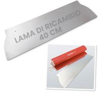 STREND PRO Lama di Ricambio 40 cm - Spessore 0,5 mm - Acciaio Inox - per Spatola per Stucco STREND PRO 40 cm