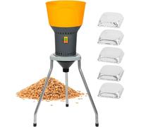 STREND PRO Mulino per cereali elettrico 1300W | 5 setacci | Mulino elettrico professionale per tutti i tipi di cereali - Grano, Orzo, Mais, Avena | Mulino per mangimi per alimentare animali/bestiame