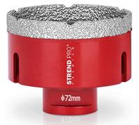 STREND PRO Punta Diamantata per Piastrelle 72mm | PREMIUM Fresa per Smerigliatrice Angolare Flex M14 | Trapano Diamantato per Piastrelle, Resistente alle Alte Temperature | Vetro/Ceramica/Porcellana