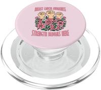 Strength Blooms Here Breast Cancer Awareness PopSockets PopGrip per MagSafe