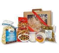 Strenna di Natale PugliaMI BOX 1 | Cesto Gastronomico Natalizio salumi formaggi