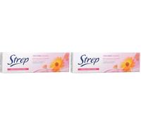 Strep - Crema Depilatoria Viso e Bikini, Depilazione Dolce ed Efficace, Lascia la Pelle Liscia e Vellutata, 75ml (Confezione da 2)