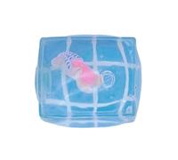 Stress Cube - Pool Theme Slow Rising Rebound Toy for Adults Kids Teens | Soft Squeeze Cube for Anxietys Reliefs, Sensory Hand Exercise, Focus and Relaxation in Classroom Office School Party Commuting