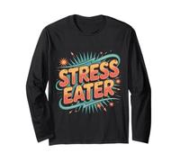 Stress Eater Comfort emotivo per Lo spuntino - Maglia a Manica