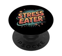 Stress Eater Comfort emotivo per lo spuntino - PopSockets PopGrip Adesivo