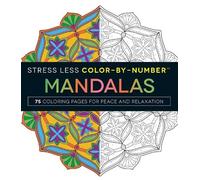 Stress Less Color-By-Number Mandalas (Tascabile) Stress Less Coloring Series
