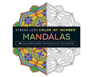 Stress Less Color-By-Number Mandalas (Tascabile) Stress Less Coloring Series