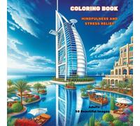 STRESS RELIEF ADULT COLORING BOOK: Mindfulness with Landscapes, Animals, Flowers and more.