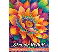 Stress Relief: Christmas Coloring Books with Stress Relief for Stress Relief and Relaxation (Coloring for Kids & Adults)