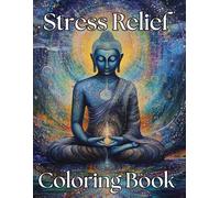 Stress Relief Coloring Book: Adult Coloring Book with Madalas, Positive Quotes and Stained Glass Art For Relaxation