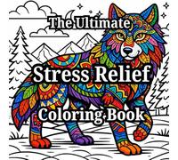Stress Relief Coloring Book for Adults and Children: Relaxing Designs of Various Animals