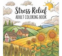 Stress Relief Coloring Book for Adults: Relax & Recharge with 50 Soothing Landscape Scenes for Mindful, Single-Sided Coloring of Forests, Mountains, Beaches & More