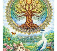 Stress Relief Coloring Book: Relaxing Nature, Animals and Mandalas for Calm and Mindfulness