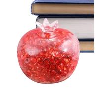 Stress Relief, Fidget Toy, Rebound Ball, Pomegranate Design, High Resilience, Hand Exercise, Portable Relaxation Gadget with Texture Pattern for Kids Teens Adults, 6x6cm