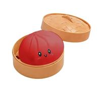 Stress Toys - Gentle Relief Bun, 8.5cm Food Fidget Spheres for Focus Play, Sensory Activity with Easy Grip, Fun Gadgets, Stress Reliever for Travel Work and Study