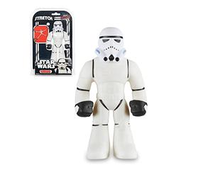 STRETCH ARMSTRONG, Personaggio di 18 cm, Personaggio da collezione e allungabile, Star Wars - Storm Trooper, per bambini dai 5 anni, TR405