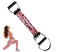 Stretch Bands For Exercise - 3 Way Adjustable Latex Resistance, Strength Training Pedal Puller, Fitness Resistance Band, Three Hole Workout Expander | Exercise Bands For Yoga, Gym, Home