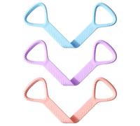 Stretch Bands for Exercise, Figure 8 Non Slip Handles Workout Equipment Stretching Fitness Resistance Band for Women Men Home Gym Pilates Yoga Muscle Strength, Portable Resistance Trainer
