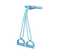 Stretch Bands Pedal Ankle Puller - Exercise Tension Rope | 4 Tube Durable Resistance Fitness Tool with Comfortable Grip, Elastic Slimming Gear for Addomen Arm Leg Waist Training Men Women Gym Workout