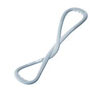 Stretch Bands, Yoga Fitness Rope, Silicone 8-Shaped Design, Portable Resistance, for Hip Shoulder Leg Back Arm Sculpting Strength Training Home Studio Apartment Travel Workout