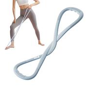 Stretch Bands, Yoga Training Rope, 18,11 x 0,39 x 3,94 pollici 8 Shaped Resistance Tool, Portable Fitness Gear for Hip Arm Leg Shoulder Back Sculpting Home Studio Apartment Travel and Strength