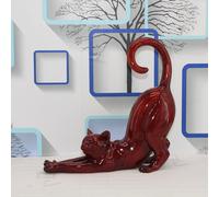 Stretch Cat Figurine di Compleanno di Cerimonia Nuziale Decorativa Cat