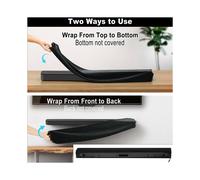 Stretch Dust Cover for S100F Soundbar, Soft Protective Fleece Cover Spandex Dust Sleeve with Drawstring Strap