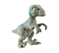 Stretch - Line, Jurassic World Raptor, bambola di dinosauro Velociraptor elastico che si allunga, figura giocattolo per bambini e fan del film Jurassic Park, antistress, (TR200000)