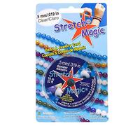 Stretch Magic Bead - Cordoncino elastico trasparente per gioielli, diametro 0,5 mm, 10 m