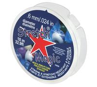 Stretch Magic - Bobina di corda trasparente da 0,6 mm, lunghezza 10 m