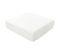 Stretch Velvet Sofa Couch Cushion Cover-Removable Sofa Seat Covers with Elastic Bottom Washable Elastic Furniture Slipcovers Protector for Kids and Pets (White,Large-2-Seater)