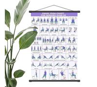 Stretching Wall Banner - Multiple Poses Training Manual,Mobility Exercises