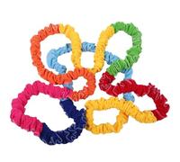 Stretchy Band, 78.74in Elastic Cooperative Group Activity Band, pile colorato resistente alla lacrime per PE, Giochi di festa, di guerra si adatta a 4 persone