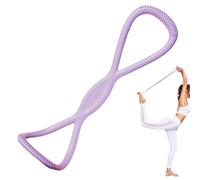 Stretchy Bands for Exercise, Figure 8 Resistance Rope, Chest Expander, High Elasticity Design, Lightweight Portable Build, Soft Foam Grip Handles, Yoga, Gym, Office, 46x11.5x4.4cm
