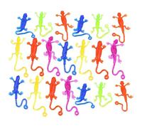 Stretchy Sticky Lizard | 20 pezzi Sticky Lizard Hand Fidget Toys Set | Colorful Window Crawlers, Easter Basket Stuffers, Goodie Bag and Birthday Party Supplies