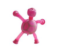Stretchy Suction Cup Turtle Toy | PP+PE, 25g, 10x9x3cm | Telescopic Tube Sensory Fidget Toy | Fun Screen-Free Activity For Boys Girls Kids