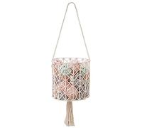 Streysisl Arazzo da parete Boho,Arazzo da parete Boho - Borsa per appendere da parete, organizer per riporre oggetti in cotone fatto a mano, decorazione per la casa bohémien